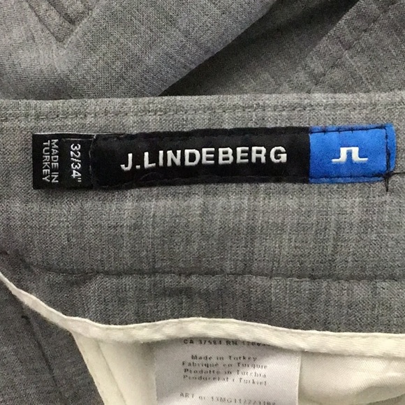 J.Lindeberg grey dress golf pants sz 32 - Picture 9 of 11
